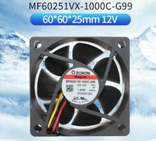 1pcs SUNON MF60251VX-1000C-G99 12V 1.56W 6025 High Air Volume Cooling Fan 3-wire picture