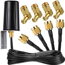 5 Pcs 5G Mobile Antenna 4x4 MIMO Omnidirectional LTE External Antenna with SM... picture
