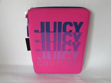 Juicy Couture iPad Case Tablet Sleeve Juicy Repeat Pink Purple Zipper Brand New picture