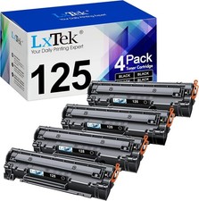 Black 4 Pack Toner Cartridge for Canon 125 CRG-125 3484B001 ImageClass LBP6000 picture