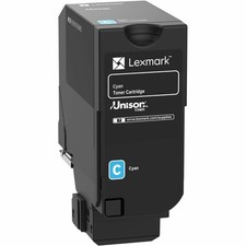 Lexmark 71C00CG Toner Cartridge Cyan 5000 Page Yield picture