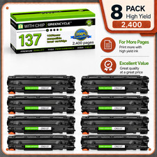 8PK CRG137 9435B001 BK Toner Cartridge for Canon 137 ImageClass MF227dw MF216n picture