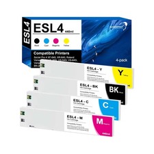 ESL4 Compatible for Roland ECO-SOL MAX 2 Ink Cartridge 440ml, ESL4 Ink Cartri... picture
