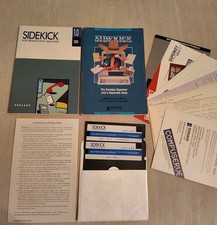 Vintage Borland Sidekick version 1.0 5.25