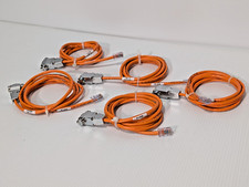 Lot of 5: Belden Datatwist Cat-5e Orange Patch Connector Cables P11836, 37553B-2 picture