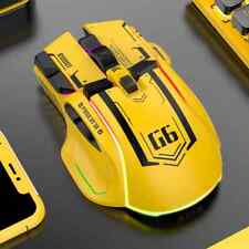 Tri-Mode 2.4G USB Bluetooth Wireless Gaming Mouse 12 Keys RGB Game Wired picture