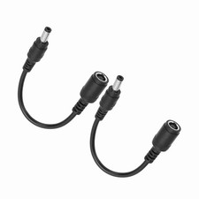 2Pcs DC Power Charger Adapter Converter 7.4x5.0mm Female To 5.5x2.5mm Male For picture