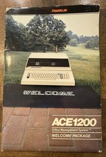 Franklin ACE 1200 Welcome Package Vintage Apple II Clone OFFICE MANAGEMENT picture