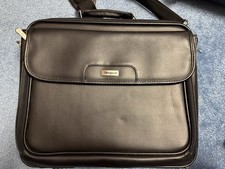 Targus Genuine Leather Trademark Notepac Plus 16” Clamshell Case/Briefcase picture