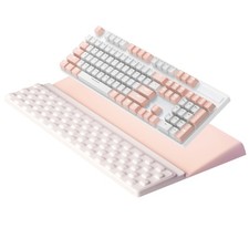 1 PCS Pink White Ergonomic Memory Foam Keyboard Wrist Rest Pad Tilted Support picture