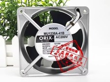 ORIX MU1238A-41B 12038 200V 14/13W 12CM Axial Cooling Fan with Aluminum Frame picture