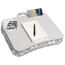 Designer Lap Desk with Phone Holder, Fits 15.6