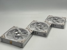 Pack of 3 Lian Li Uni Fan Reverse SL Infinity 120mm Case Fan - White picture
