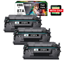 3PK CF287A 87A Toner Cartridge for HP LaserJet Enterprise M506x M527c M527dn picture
