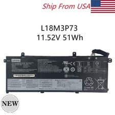 Genuine 51WH L18M3P73 L18L3P73 Battery For Lenovo ThinkPad T490 T495 P43S T14 picture