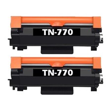 2-Pack TN-770 Black TN770 Toner Cartridge for HL-L2370DW HL-L2370DWXL Printer picture