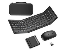 Full-Size Foldable Keyboard and Mouse Combo,2.4G USB,Plug&Play, Lag-Free picture