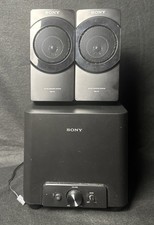 Sony SRS-D4 2.1ch Speaker System For PC, Gaming, or Movie With Box No Power Cord picture