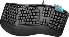 TruForm AKB-150SB-TAA Desktop Ergonomic Smart Card Reader Keyboard Compliant) picture
