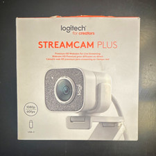 Logitech StreamCam Plus USB-C 1080p 60fps Autofocus HD Webcam, White picture