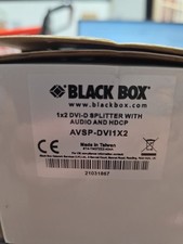 Black Box 1x2 Dvi-D SPLITTER WITH AUDIO AND HDCP picture