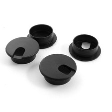 Home Office PC Desk Organizer Grommet Cable Hole Cover 35mm Mount Dia 4Pcs picture