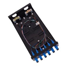 6-Port Wall Mount Fiber Enclosure with Splicing Module & Loaded SC-UPC Panel picture