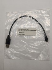 (Lot Of 10) USB 4P(A)/M-MICRO USB 5P(B)M 1ft Cable 3025033-01  picture
