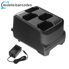 4-Slot Battery Cradle with Adapter Power Supply for Zebra MC3200 MC3300 picture