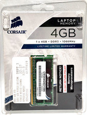 Corsair 1x4GB DDR3-1066 CL7 SODIMM CM3X4GSD1066 *NEW* picture