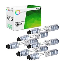 6Pk TCT Premium 301SP Black for Ricoh Aficio MP301 MP301SP Compatible Toner picture