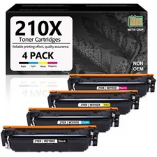 FADSOON® 210X Toner High Yield 4 Pack BCMY for HP Laser 4201dw Printer W/ Chip picture