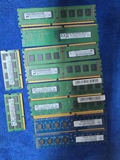 Lot of 10 Mixed DDR3 RAM Memory Desktop DIMM Laptop SODIMM Samsung Micron Nanya picture