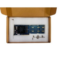 PLX88024 PCIe 4.0 X8 Expansion Card 4 Port M.2 Nvme IT Mode ZFS TrueNAS Unraid picture