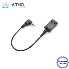 Plantronics 61866-01 QD to 2.5mm Cable Adapter for H-Series Headsets picture