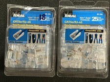 43 Pack Ideal 85-346 Data/Network Modular Plugs Plug CAT5e/RJ-45 Brand New picture