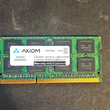 Axiom 8GB (1x8GB) DDR3L-1600 PC3L-12800 SO-DIMM 204-Pin CL11 picture