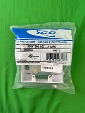 ICC Double Gang Mounting Box, White (IC107MRDWH) picture