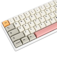 134 PCS PBT Keycaps 60% DyeSub XDA Retro Set For Cherry MX Gateron Switches picture