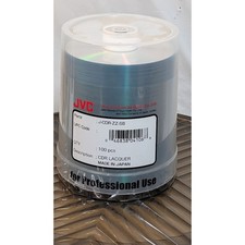 JVC CD-R Lacquer 100pcs Silver New Professional Taiyo Yuden Japan J-CDR-ZZ-SB picture