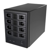 Syba SY-ENC50104 4 Bay SATA III HDD Non-RAID Enclosure - Black, 3.5” picture