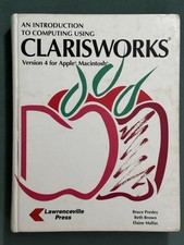 Lawrenceville Press ClarisWorks v4 User Manual Apple Macintosh Vintage picture