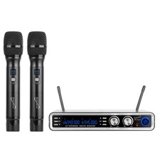 SuperSonic UHF Dual Fixed Channel Wireless Microphone System with 300ft Range picture