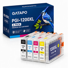 4PK PGI-1200XL Ink Cartridge for  Laser Printer MB2020 MB2120 MB2720 MB2050 picture