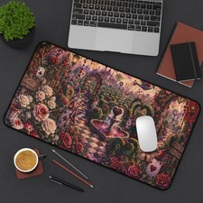 Alice in Wonderland Desk Mat | Queen of Hearts Mousepad picture