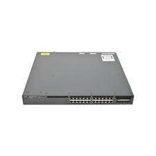 Cisco WS-C3650-24TD-L 24-Port GbE 2x 10G Uplinks 1x PWR-C2-250WAC LAN Switch HSS picture