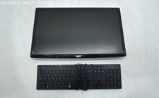 Acer S211HL Black 21.5 Inch Ultra-Slim LCD Computer Monitor With Dell Keyboard picture