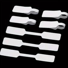 100pcs White Self Adhesive Cable Labels Writable Cord Tags Wire Organizer Set  picture