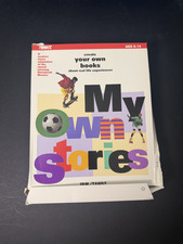 Vintage MY OWN STORIES Video Game OPEN BOX Damaged Big Box 3.5 Floppy PC picture