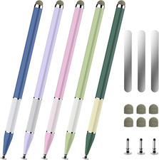 Stylus Pen for Touchscreen,5Pcs 2-In-1 Magnetic Stylus Pen | High Sensitivity & picture
